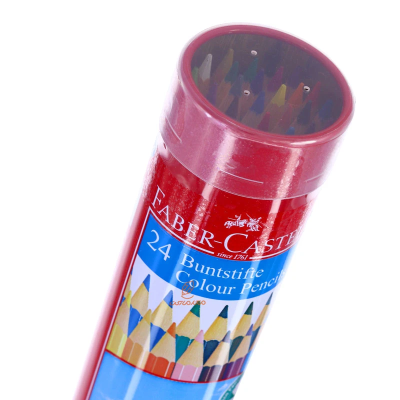 مداد رنگی 24 رنگ کلاسیک استوانه ای فابرکاستل