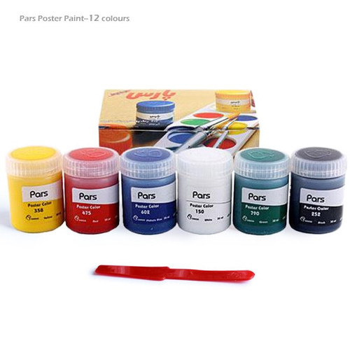 گواش 6 رنگ پارس