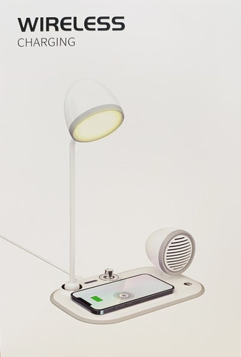 چراغ مطالعه اسپیکر و شارژر وایرلس کد HT-310