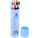 خرید مداد رنگی اتودی 12 رنگ جعبه استوانه سی کلاس C.CLASS