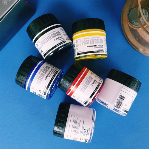 خرید و قیمت گواش شین هان ۶ رنگ مدل SH210T بسته ۶ عددی