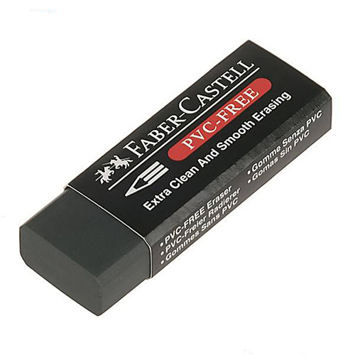 پاک کن فابر کاستل Faber-Castell مشکی بزرگ مدل PVC-Free