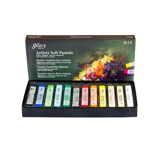 قیمت و خرید پاستل گچی 12 رنگ گالری کد MPV-12